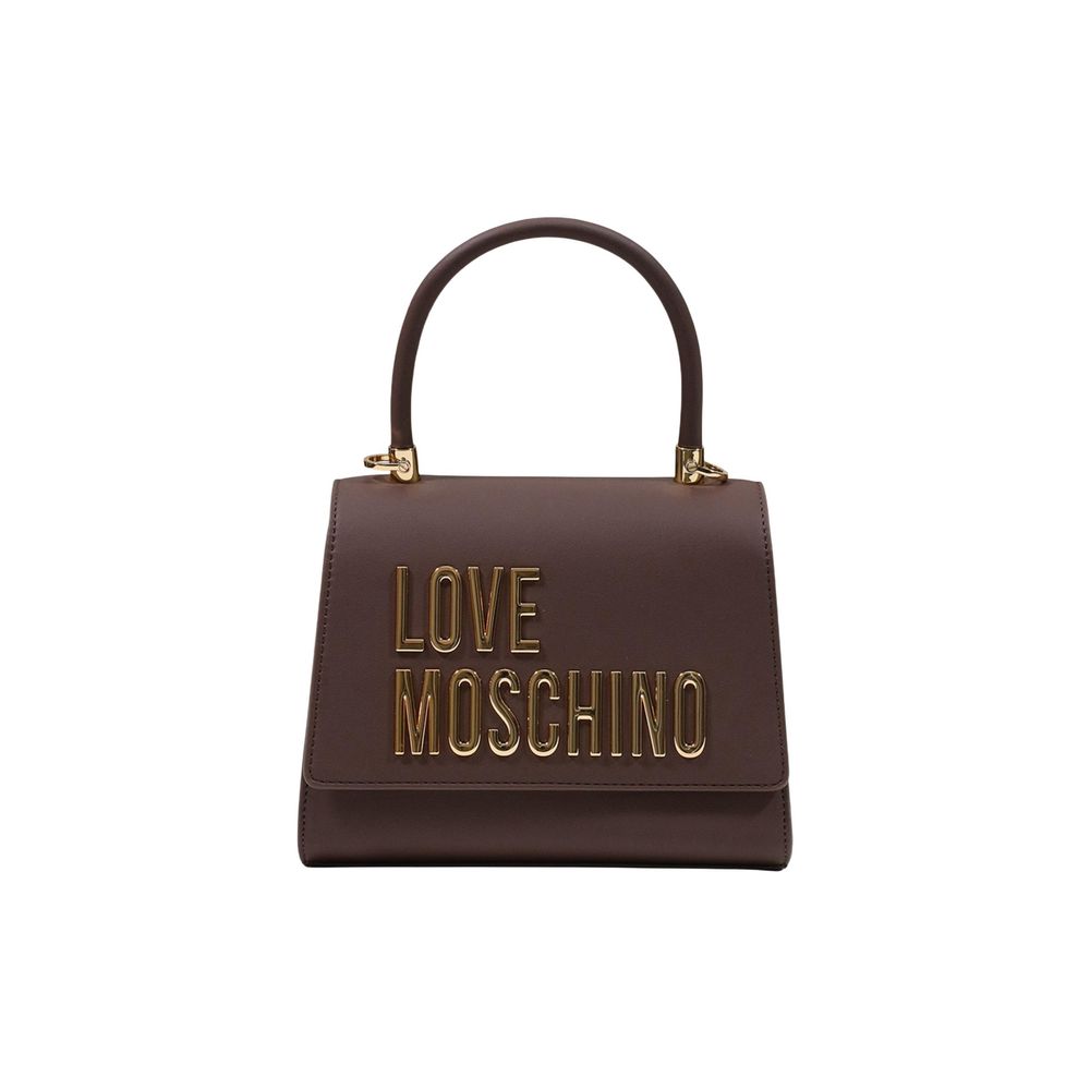 Love Moschino Brown Polyethylene Handbag