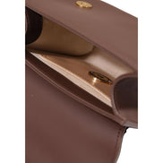 Love Moschino Brown Polyethylene Handbag