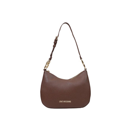 Τσάντα Love Moschino από καφέ πολυαιθυλένιο