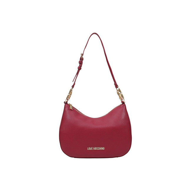 Τσάντα χειρός Love Moschino Purple Polyethylene