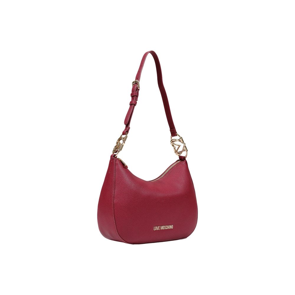 Τσάντα χειρός Love Moschino Purple Polyethylene