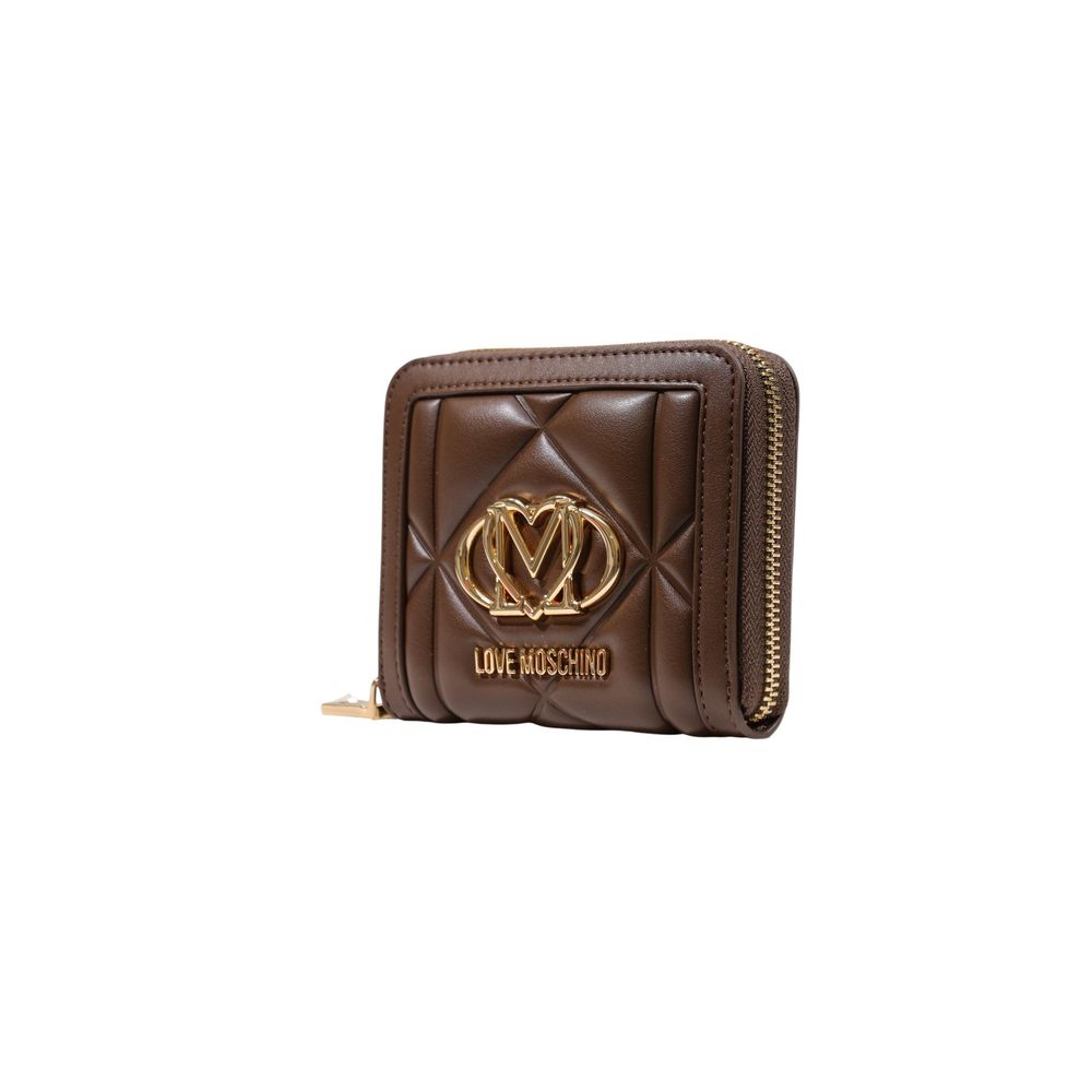 Μικρό πορτοφόλι Love Moschino Brown