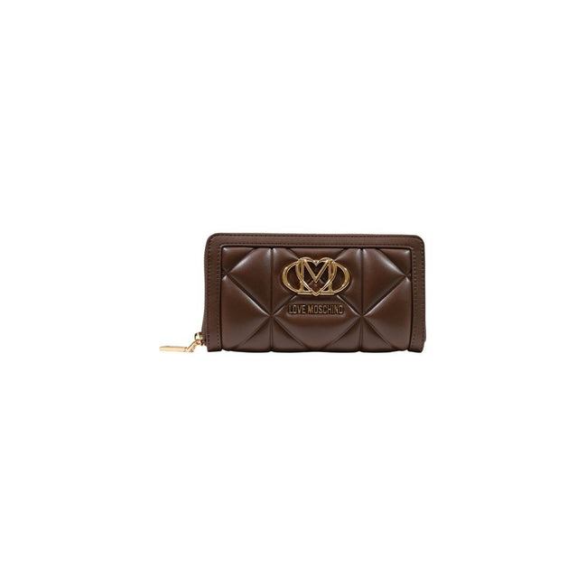 Love Moschino Brown Polyethylene Wallet