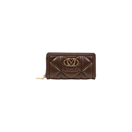 Love Moschino Brown Polyethylene Wallet