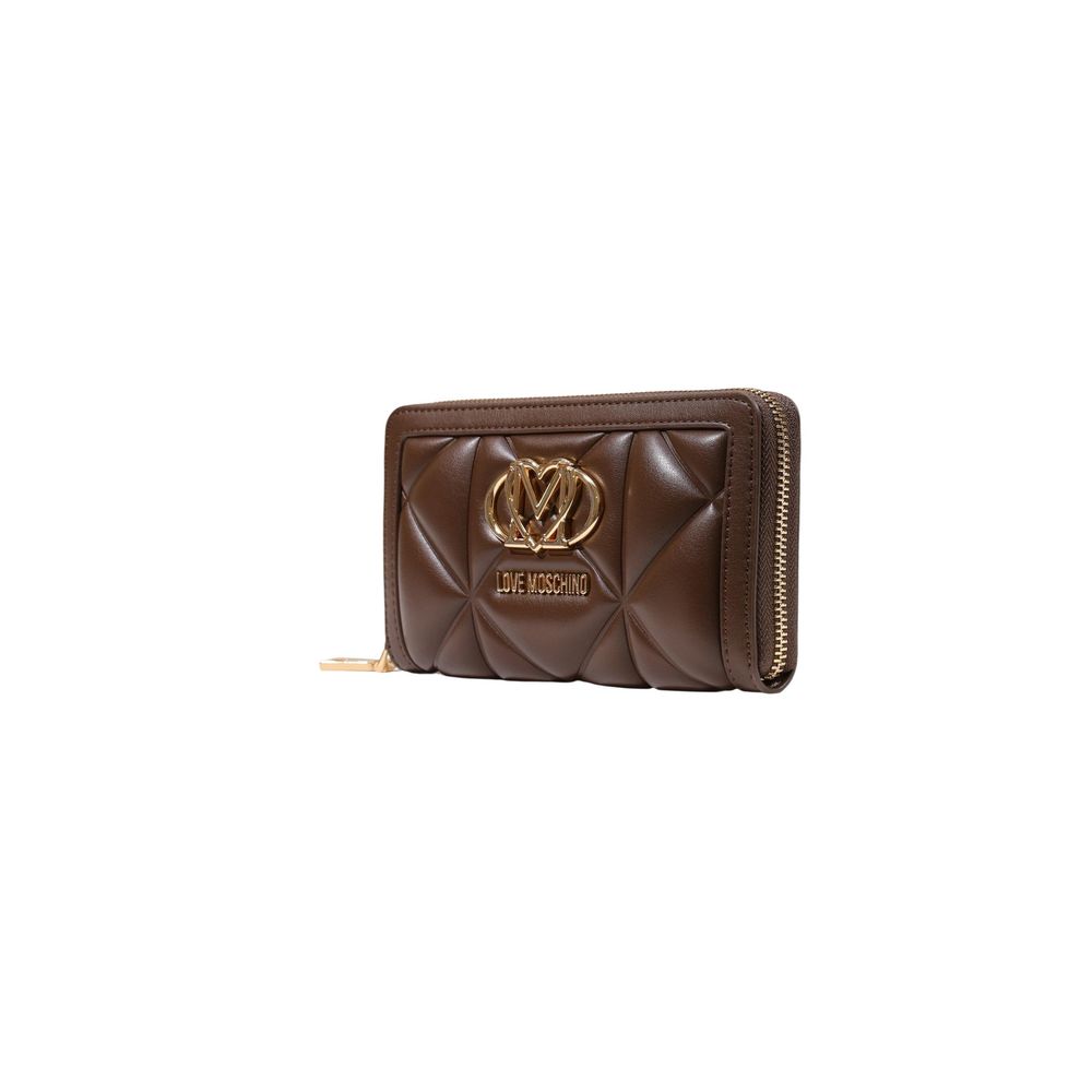 Love Moschino Brown Polyethylene Wallet