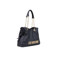 Τσάντα χειρός Love Moschino Black Polyester