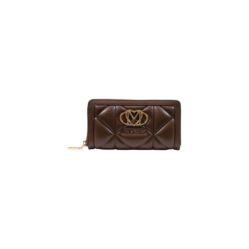 Love Moschino Brown Polyethylene Wallet