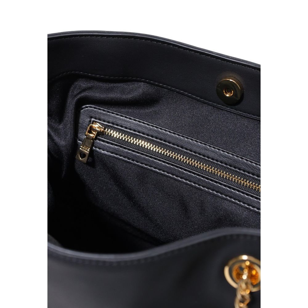 Τσάντα χειρός Love Moschino Black Polyester