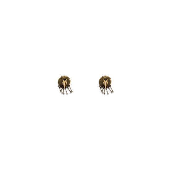 Versace Gold Brass Earrings