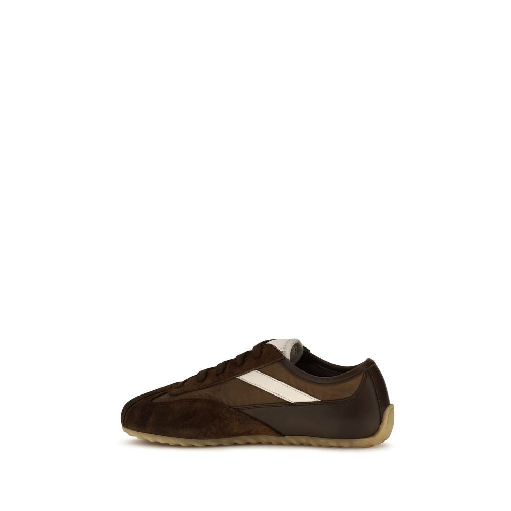 Alexander McQueen Box Brown Suede Sneakers