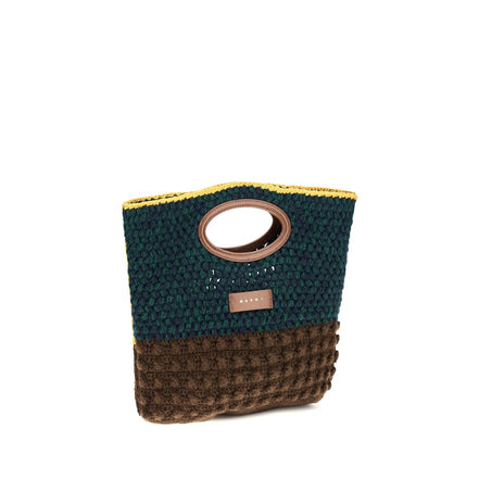 Marni Knotty Multicolor Crochet Wool Handbag