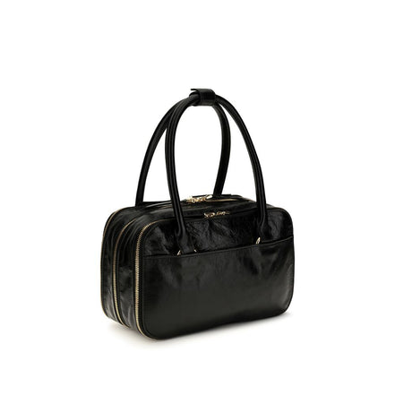 Marni Small Boxyne Black Leather Handbag