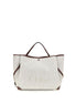 Τσάντα tote Chloé Large Carry Beige Canvas