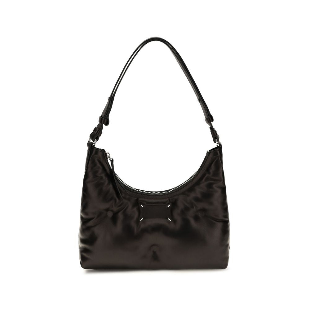 Τσάντα ώμου Maison Margiela Small Glam Slam Black Hobo