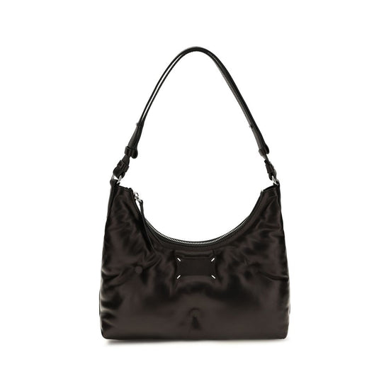Maison Margiela Small Glam Slam Black Hobo Bag