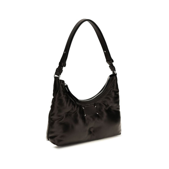 Maison Margiela Small Glam Slam Black Hobo Bag