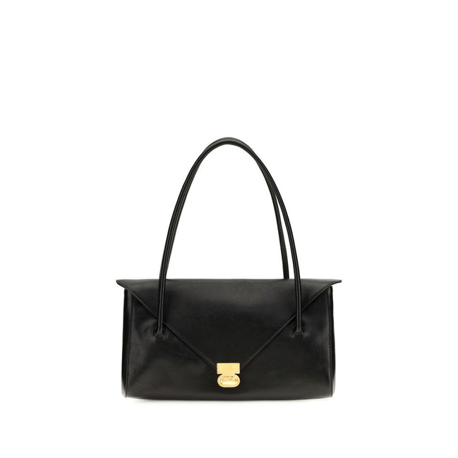 Marni Black Calf Leather Bos Taurus Shoulder Bag