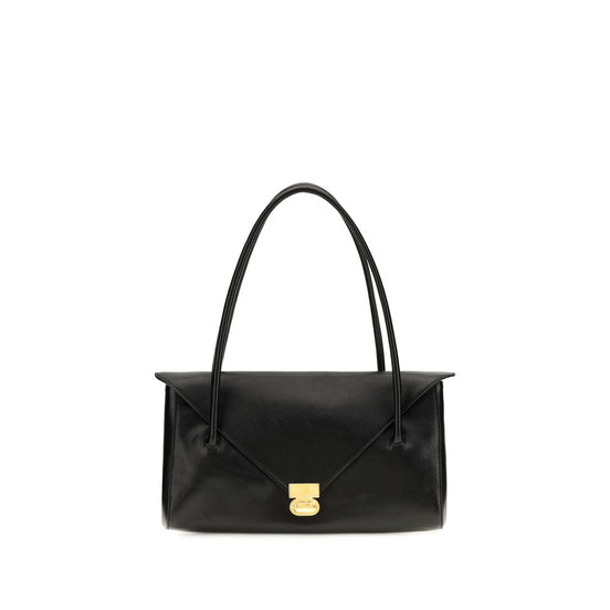 Marni Black Calf Leather Bos Taurus Shoulder Bag