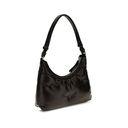 Τσάντα ώμου Maison Margiela Small Glam Slam Black Hobo