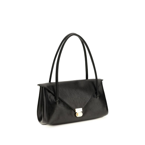 Marni Black Calf Leather Bos Taurus Shoulder Bag