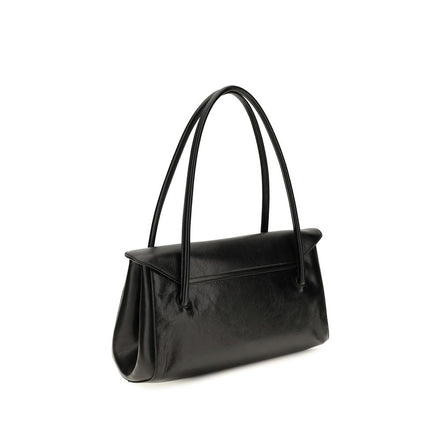 Marni Black Calf Leather Bos Taurus Shoulder Bag