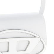 Diesel 1DR White Leather Shoulder Bag