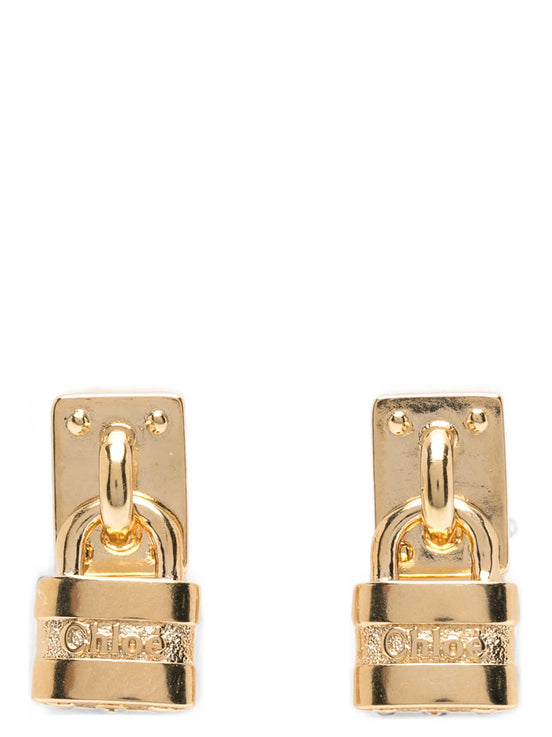 Chloé Gold Brass Earrings