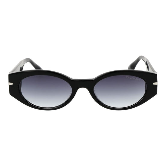 Trussardi Black Acetate Sunglasses
