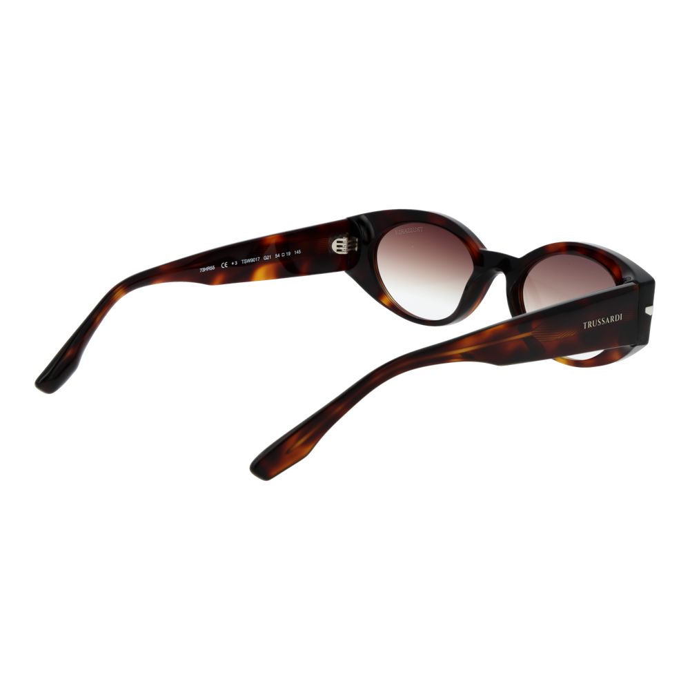 Trussardi Brown Acetate Sunglasses