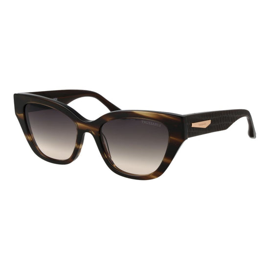 Trussardi Brown Acetate Sunglasses