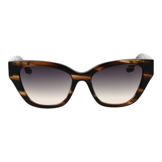 Trussardi Brown Acetate Sunglasses