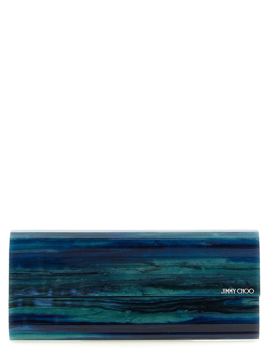 Τσάντα clutch Jimmy Choo Bicolor Polyester