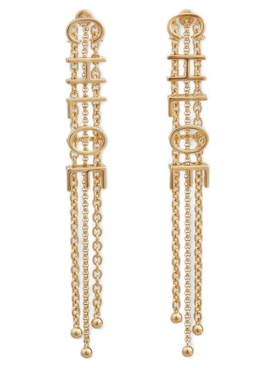 Chloé Gold Brass Earrings