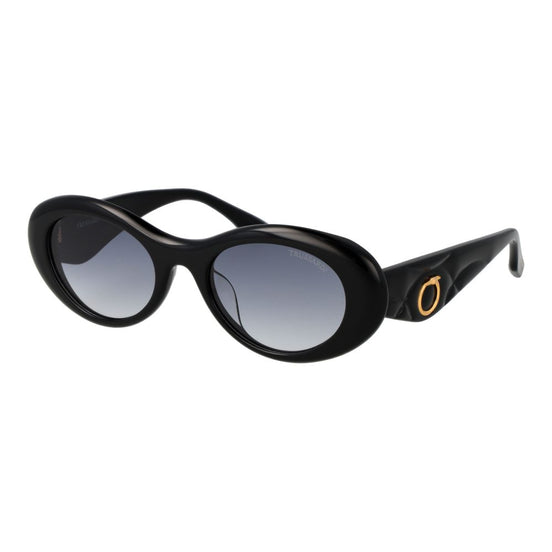 Trussardi Black Acetate Sunglasses