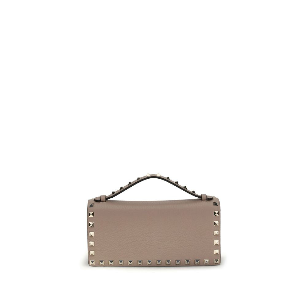 Valentino Garavani Beige Calf Leather Bos Taurus Wallet