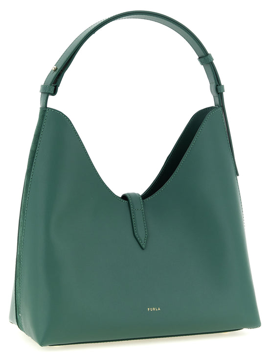Furla Goccia M Bicolor Calfskin Shoulder Bag