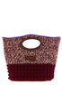 Marni Bordeaux Wool Handbag
