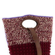 Marni Bordeaux Wool Handbag