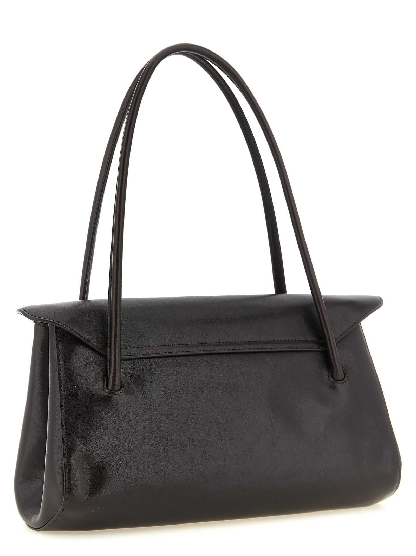 Marni Brown Calfskin Shoulder Bag