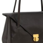 Marni Brown Calfskin Shoulder Bag