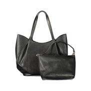 Guess Jeans Nero Poliuretano Women Handbag