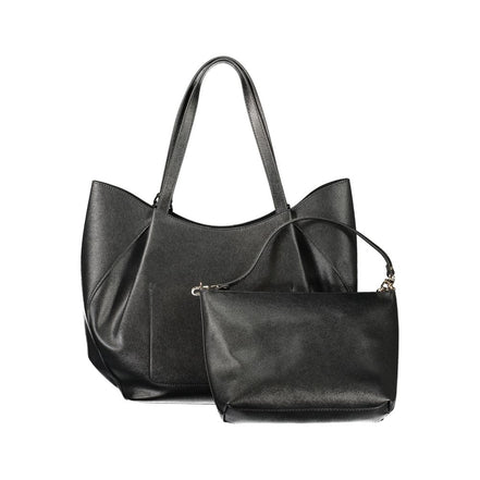 Guess Jeans Nero Poliuretano Women Handbag
