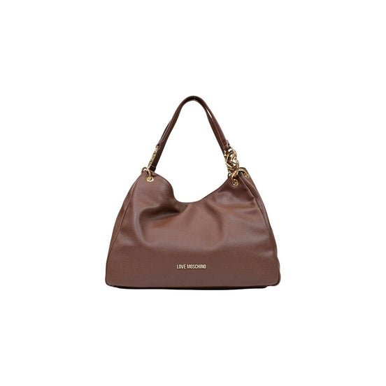 Love Moschino Brown Polyethylene Handbag