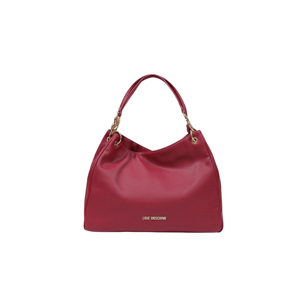 Τσάντα χειρός Love Moschino Purple Polyethylene