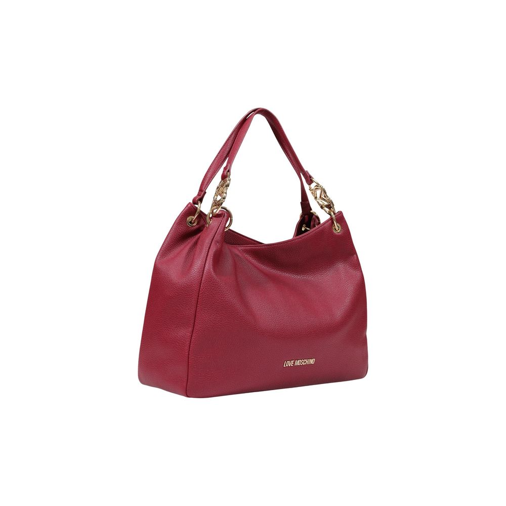 Τσάντα χειρός Love Moschino Purple Polyethylene