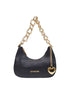 Τσάντα χειρός Love Moschino Black Polyester
