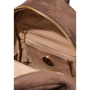 Love Moschino Brown Polyester Backpack