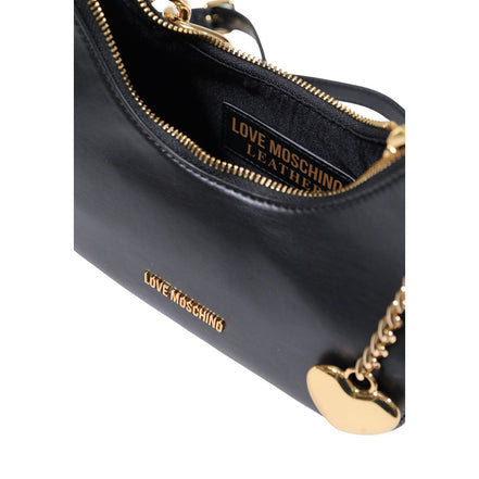Τσάντα χειρός Love Moschino Black Polyester