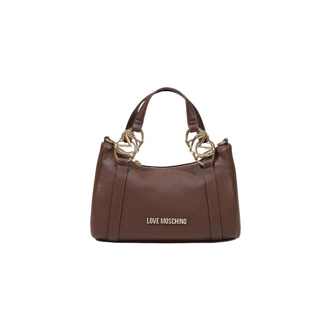 Love Moschino Brown Polyethylene Handbag