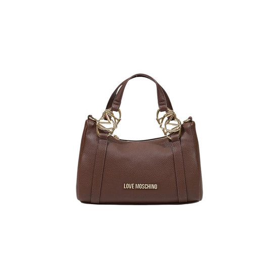 Love Moschino Brown Polyethylene Handbag